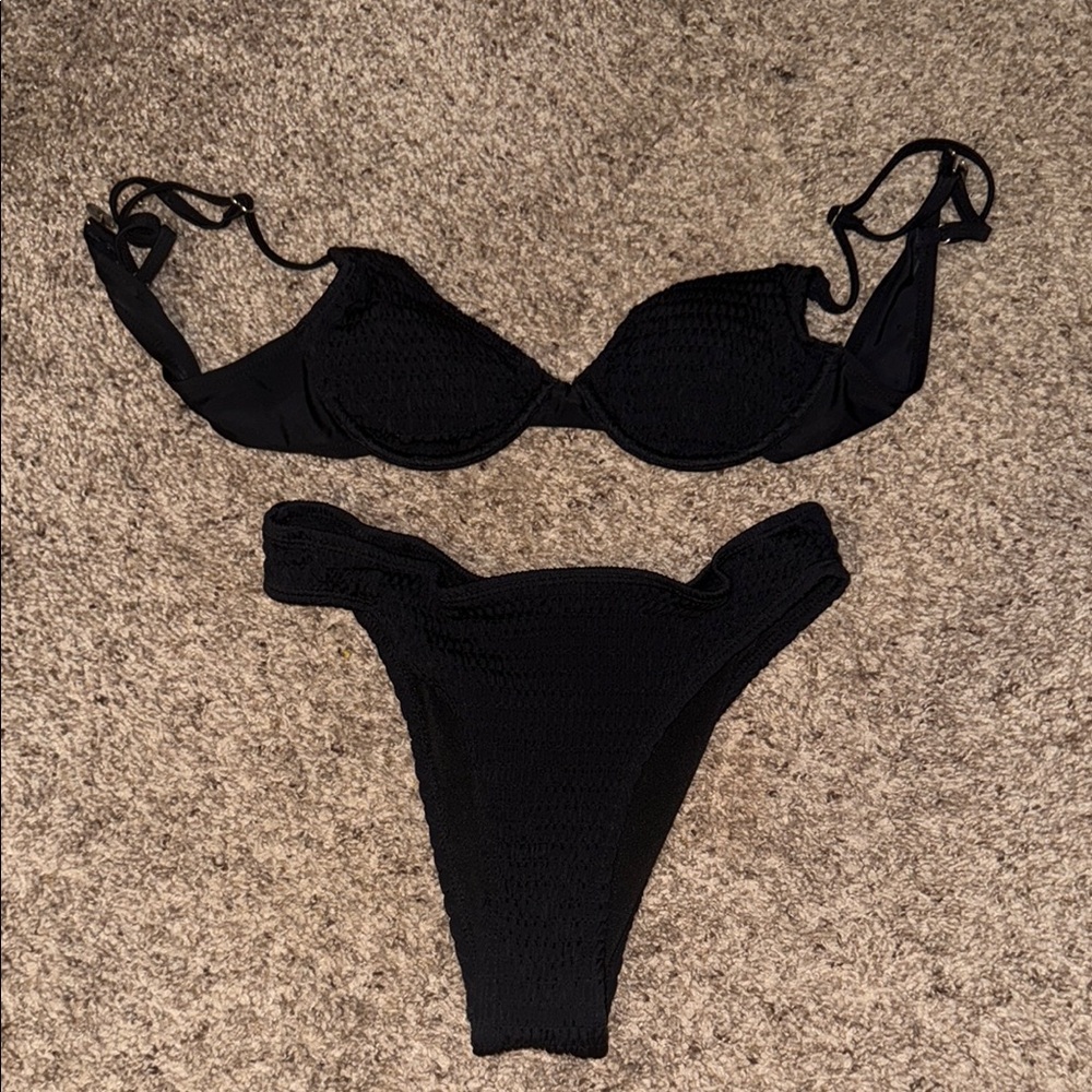 Black Women's Swimwear Set
